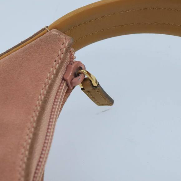 GUCCI Hand Bag Suede Pink Gold 001 3386 1705 Auth 103940 - Picture 10 of 16